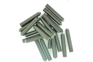 SINGULARITY SUPPLIES M5 (5mm x 10mm) Hex Socket Grub Screw (Cone Point) - Stainless Steel (A2) (Pack of 20)