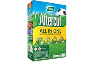 Aftercut All In One Lawn Feed, Weed and Moss Killer, 150 m2, 5.25 kg