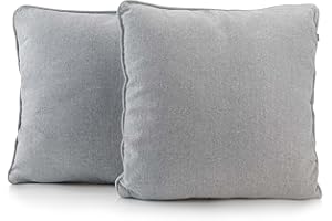 DYNMC you Cojines Sofa con Relleno Incluido 40x40 sofá con Relleno Incluido, Funda Suave de algodón Oeko-Tex - Cómodo cojin Respaldo Sofa con Relleno de dureza Media - Cojines Decorativos para Sofa