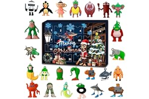 PICKONA Italian Brainrot Christmas Advent Calendar 2025 for Kids 24pcs Set Tung Tung Tung Sahur Figures for Kids & Adults Tralala-Inspired Holiday Collectibles for Fans Colleagues Friends