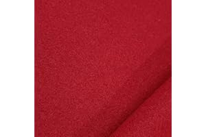 AKTIVSTOFFE Benedict - lana pregiata in pura lana vergine, caldo et spesso - stoffa/tessuto al metro (rosso regale)
