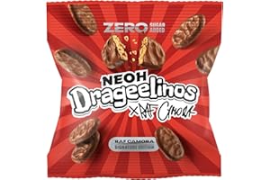 NEOH Drageelinos Chocolate Cookies by RAF Camora | 1g Sugar & 86kcal per 80g Pack | Keto-Friendly, Low-Carb, High-Fibre | ZERO Sugar Added & Palm Oil Free | The Ultimate Guilt-Free Snack Experience