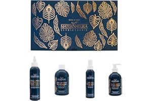 Maternatura, Kit para Cabello Dañado y Maltratado, Bio Beauty Routine Orgánica para la Reparación de Emergencia del Cabello Dañado - Made in Italy