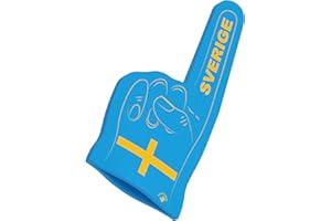 ‎HIGH FIVE FINGERS HIGH FIVE FINGERS Weltmeisterschaft Europameisterschaft Flagge Fanartikel | Schaumstoff Hand für Spiele, Stadion, Events | One Size | 44 x 22 x 2,5 cm