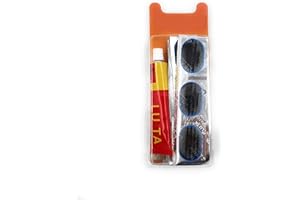 Valmoni Sport 48 x Parches Kit para Reparación de Pinchazos Rueda Cubierta Bicicleta Pegamento Reparacion Neumáticos Bici Gomas