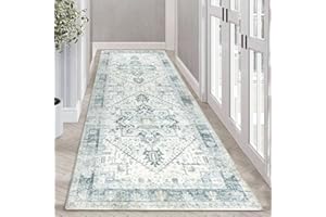 Homcomodar Tappeto Lungo per Corridoio 65x180cm Tappeto Passatoia Per Ingresso Tappeti Runner Cucina Antiscivolo Lavabile Moderno Tappeto Passatoia per Cucina Lavanderie