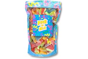 Fizzy Sweets Pick and Mix – Fizzy/Sour Sweets Classic Retro Pick n Mix Candy Selection – Sour Sweet Mix By The Sweet Treat Gifting Co.