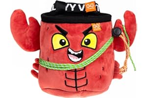 YY Vertical Lobster Rock Climbing Chalk Bag, Perfect for Both Adults and Kids, Chalk Bag for Bouldering, Cute chalkbag for Mountain Lovers, Chalk Pouch
