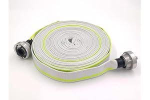 SCHLAUCHMEISTER24 1 Zoll | D-25-20 Meter Industrieschlauch | Feuerwehrschlauch | Bauschlauch | Flachschlauch | Schlauch mit Storz-Kupplung