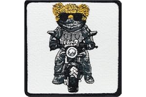 EXPRESS-STICKEREI Patch - Biker lustig (Bear Biker - Patch)