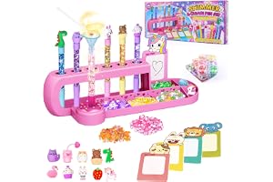 Penntillverkningsset,Pen Creator Studio,Gör dina egna 10 pennor,Kreativa pyssel för barn, Presenter till flickor i åldrarna 6 7 8 9 10 11 12 år