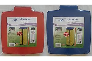 SCHULZ-HAUSHALTWAREN Schulz 12004 - Quadra 60 Abfallsammler / Müllsackständer für Müllsäcke von 60 Liter - diverse Farben - keine Farbwahl möglich!