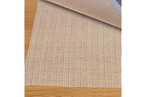 WINBEST Multi-Use Anti Slip Rug Underlay, 90 * 200 cm Non Slip Mat, Cuttable PVC Anti Slip Rug Pads, Non-Slip Rug Grippers Underlay for Laminate, Wooden, Carpeted, Hard Floors, Kitchen, Home, Office & More