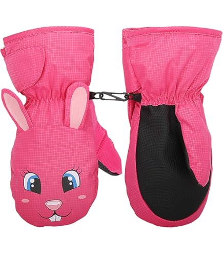 Guanti Invernali Bambini MoKo - Impermeabili E Antiscivolo Con Fibbie Di Collegamento - Per Sci E Neve - Foto 4