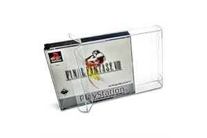 RESET RETRO 10x Klarsicht Schutzhüllen passend für Sony PlayStation 1 doppelte Hülle Double case Spiele in OVP 0,3mm Passgenau und Glasklar-PET-Game Protectors-PS1 PS one Cases-Box-Staubdicht
