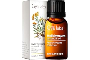 Gya Labs Helichrysum Essential Oil for Skin - 100% Pure Natural Helichrysum Oil for Face, Massages DIY Self-Care Aromatherapy & Candle Making - Sweet Earthy Scent (5ml)