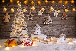 Fondo Fotografía de Navidad, Ci-Fotto 2x1,5m Fondos Fotográficos Fondo de Decoración de Fiesta en Casa, Fondos de Fotografía para Niños (Luces de Colores)