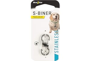 Nite Ize Sbiner Taglock akcesoria dla zwierząt domowych, męskie, srebrny, M