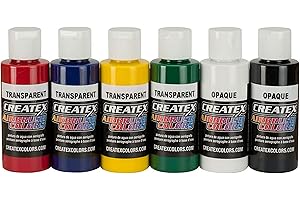CREARTEC Createx 'Transparent' Starter Set ( Createx Airbrush Colors ) 115199 Airbrushfarbe