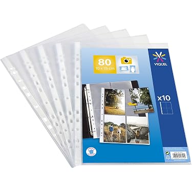 100 Pochettes Transparentes Perforées DIN A4 - 60µ PP Cristal | Pavo Premium - Pour Classement Archivage