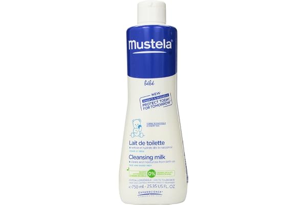 Mustela Bébé Lait de Toilette Flacon de 750 ml