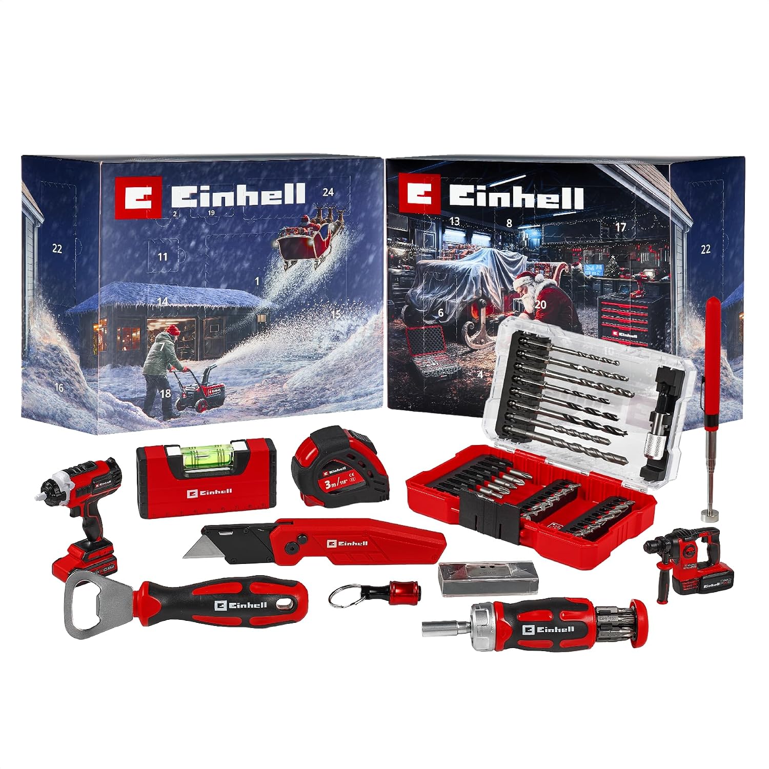 Technische Daten & Spezifikationen : Einhell 48-tlg Werkzeug-Adventskalender 2026