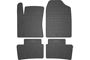 ‎M MOTOS MOTOS Gummimatten Auto Fussmatte passend für Hyundai i10 II 2013-2019 Verbessern Sie Ihren Reisekomfort mit Antirutschmatte Auto- Allwetter fußmatten Auto, Schutz vor Verschmutzung