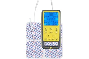 TensCare Sports TENS - Electroestimulador muscular. Programas predeterminados TENS, EMS y para masaje y programas manuales. Alivio del dolor, tonificación y relajación musculares.