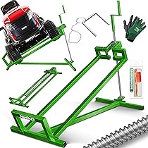 Masko Tagliaerba Sollevatore Per Trattorino Wiltec - Max 400 Kg Con Inclinazione H 937601 - Foto 7