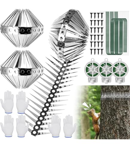 Ceinture Anti Chats Pour Arbre Et Gouttière, 100cm Protection Anti-martre En Aci