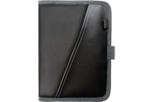 PLUSXPRES Glove Box Compartment Organizer - Car Document Holder - Owner Manual Case Pouch - Vehicle Storage Wallet for Registration & Insurance Card - Premium Auto Paperwork Holder - Log Book included - Gray