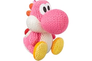 Amiibo Rose Fil Yoshi (Yoshi's Woolly World Series) for Nintendo Wii U, Nintendo 3DS/Pink