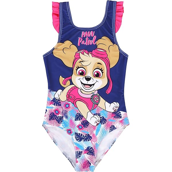 Paw Patrol Badeanzug Mädchen - Skye & Everest Design