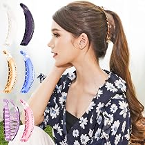 Doppelreihige Zahn-Haarspangen – Matte, Rutschfeste Clips Für Dickes & Lockiges Haar, Für Frauen & Mädchen