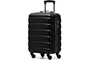 Flight Knight Leichte 4-Rad-abs-hartschalenkoffer Handgepack, Zugelassen Fur Uber 35 Fluggesellschaften, Einschließlich Easyjet, Maximale Große Fur KLM Und Air France 55x35x25cm
