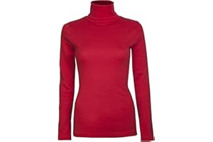 Brody & Co. Womens Roll Necks Ladies Polo Neck Tops Exclusively Plain Winter Ski Quality Stretch Jersey Cotton