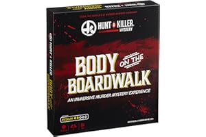 Hunt A Killer - Body On The Boardwalk, Immersive Murder Mystery Game - Take on The Unsolved Case for Independent Challenge, Date Night, or with Family & Friends as Detectives for Game Night, Age 14+