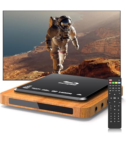 WISCENT WTB-978 Blu Ray DVD Player, Full HD 1080p Home Theater