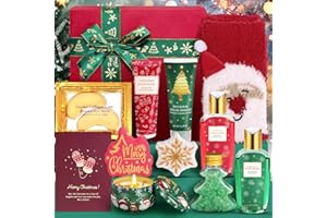 Drazik® Christmas Pamper Gifts for Women, Personalised Xmas Pamper Hampers Kit Self Care Package for Her, Handmade Ladies Christmas Spa Gifts Sets Xmas Present for Women Best Friend Sister Bestie Mum