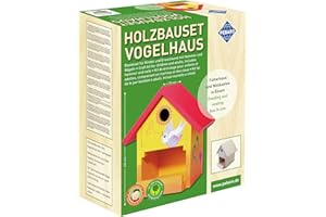 PEBARO Siva Toys 466 Siva Drewniany Domek dla Ptaków, Wielokolorowy