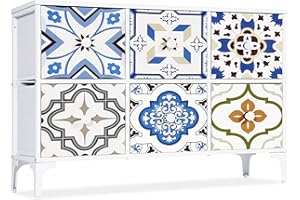 LYNCOHOME Kommode für Schlafzimmer, 6 Schubladen, Kommode mit tiefen und großen Schubladen, Stoffschubladen, einfach zu montieren, für Schlafzimmer, Kinderzimmer, Wohnzimmer, Schrank