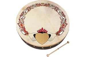Waltons: 8" Irish Bodhran/Beater/Claddagh Bodhran Design