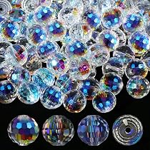 5 Perles Diamant Briolette Bleues Naturelles - 3,50 Ct Environ - Pour Création Bijoux