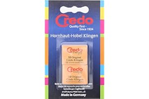 CREDO Paquete de 2 paquetes de 10 cuchillas de callos.