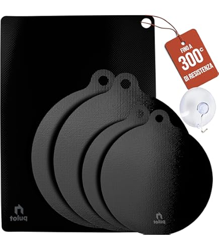 Tappetino Protettivo Per Piano Cottura A Induzione - 24x44 Cm In Fibra Di Vetro Antigraffio - Foto 9