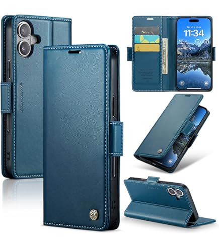 SONWO Cover per Nokia 5.4 Custodia, Flip Caso in PU Pelle Case Cover Premium Portafoglio Custodia per Nokia 5.4, Slot per Schede, Supporto Stand, Blu