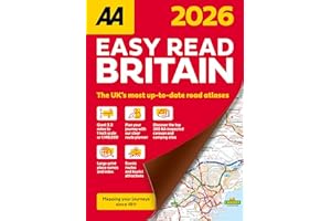 AA Easy Read Britain 2026 flexi bound (AA Easy Read Atlas Britain 2026)