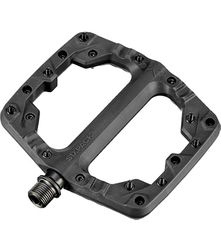 Sixpack – Pedali A Scatto Millenium X Alu – Per Trail E All Mountain – Nero – Corpo In Alluminio 6082-T6 – Compatibili SPD