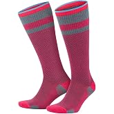 GoWith Colorful Bamboo (15-20 mm Hg) Compression Flight Travel Compression Socks 3596 For Men and Women