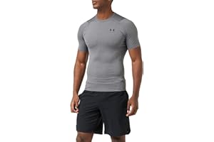 Under Armour Ua Hg Armour Comp Ss, Maglietta sportiva a maniche corte, Uomo